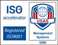 USAS ISO 9001 logo